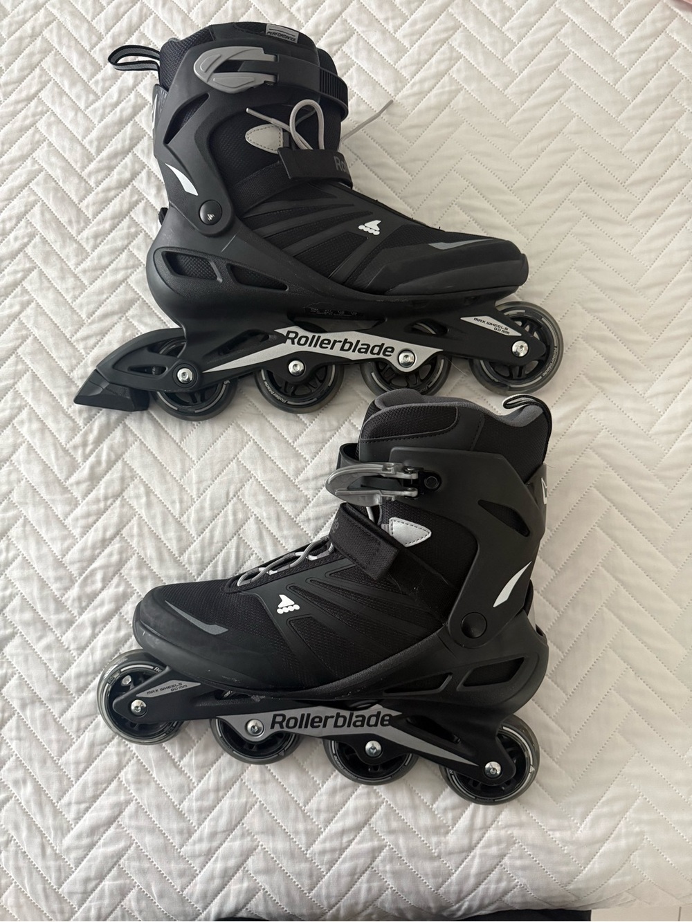 Rollerblade Men's Black Inline Skates - Comfortable Urban Fitness Skates